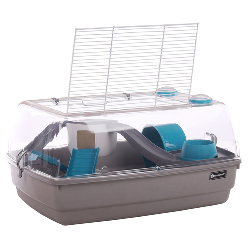 Flamingo Hamsterkäfig Serena grau Flamingo Hamsterkäfig Serena grau