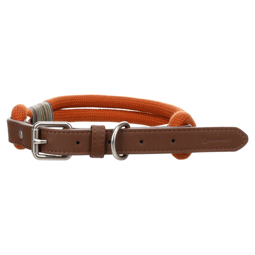 Flamingo Hundehalsband Athos cognac, Größe: L Flamingo Hundehalsband Athos cognac, Größe: L