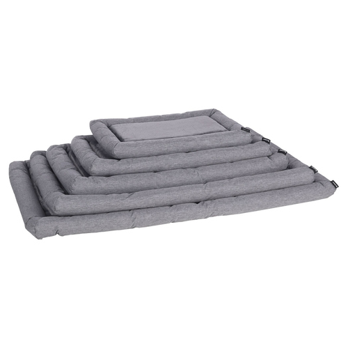 Flamingo Hundekissen Hanka rechteckig grau mit Rand, Maße: 55,5 x 38,5 x 5,5 cm Flamingo Hundekissen Hanka rechteckig grau mit Rand, Maße: 55,5 x 38,5 x 5,5 cm