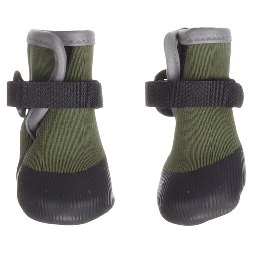 Flamingo Hundeschuhe Magna grün - 2 Stück, Größe: L Flamingo Hundeschuhe Magna grün - 2 Stück, Größe: L