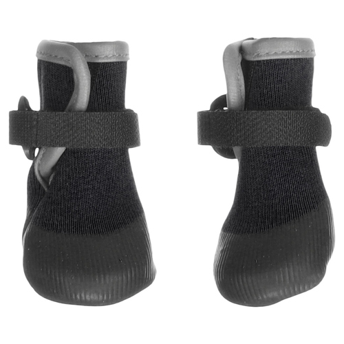 Flamingo Hundeschuhe Magna schwarz - 2 Stück, Größe: XXS Flamingo Hundeschuhe Magna schwarz - 2 Stück, Größe: XXS