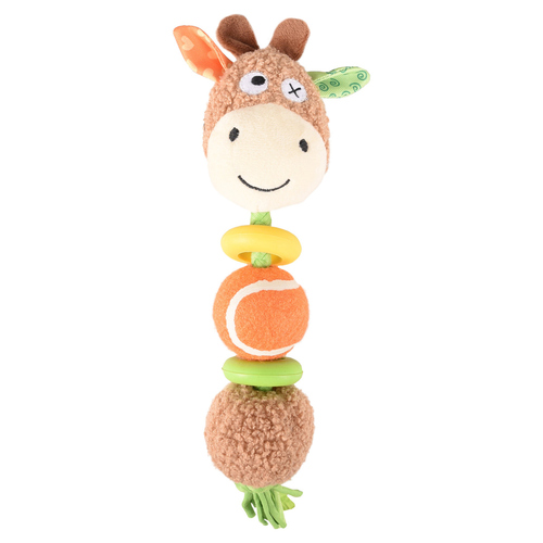 Flamingo Hundespielzeug Cheery Ziege mit Tennisball Flamingo Hundespielzeug Cheery Ziege mit Tennisball