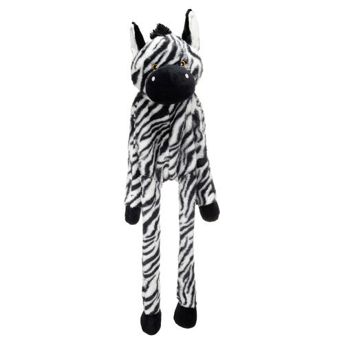 Flamingo Hundespielzeug Zira Zebra schwarz/weiss, Größe: L Flamingo Hundespielzeug Zira Zebra schwarz/weiss, Größe: L