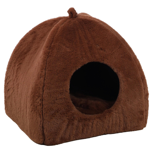 Flamingo Iglu Ebby braun für Katzen, Maße: 38 x 38 x 40 cm Flamingo Iglu Ebby braun für Katzen, Maße: 38 x 38 x 40 cm