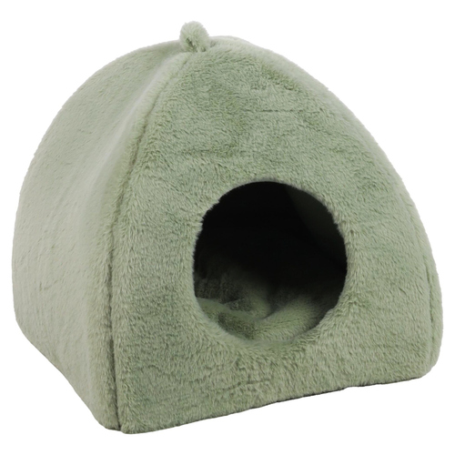 Flamingo Iglu Ebby hellgrün für Katzen, Maße: 38 x 38 x 40 cm Flamingo Iglu Ebby hellgrün für Katzen, Maße: 38 x 38 x 40 cm