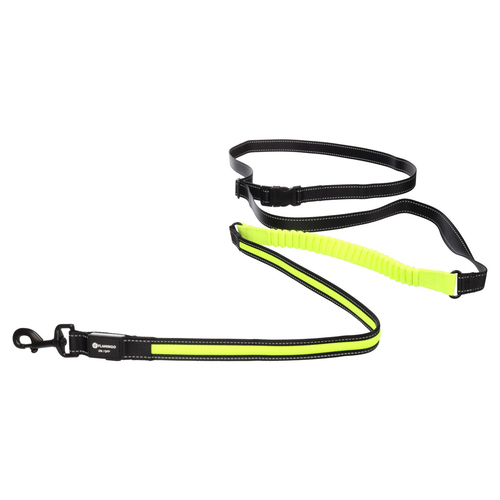 Flamingo Joggingleine Flitzy schwarz/gelb Flamingo Joggingleine Flitzy schwarz/gelb