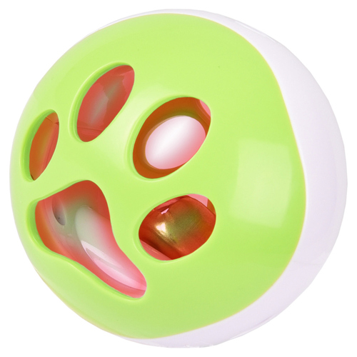 Flamingo Katzenspielzeug LED Ball Rango grün/weiß Flamingo Katzenspielzeug LED Ball Rango grün/weiß