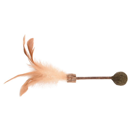 Flamingo Katzenspielzeug Topsy Stick Holz mit Kugel Matatabi Natur Flamingo Katzenspielzeug Topsy Stick Holz mit Kugel Matatabi Natur