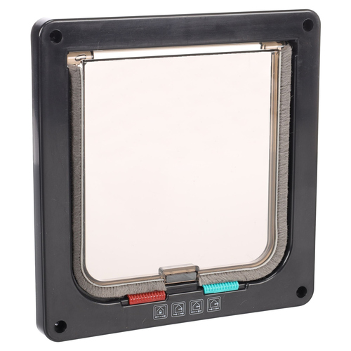 Flamingo Katzentür 4-Wege Tami schwarz Flamingo Katzentür 4-Wege Tami schwarz