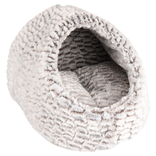 Flamingo Korb Snoozzy Iglu grau/schwarz Flamingo Korb Snoozzy Iglu grau/schwarz