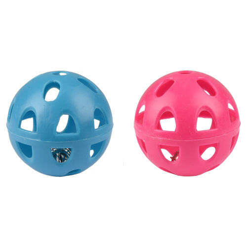 Flamingo Nagerspielzeug Ball + Glocke Diwa Flamingo Nagerspielzeug Ball + Glocke Diwa
