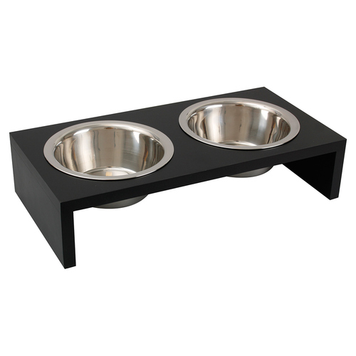 Flamingo Napf Kobushi Twin anthrazit, Fassungsvermögen: 2 x 220 ml Flamingo Napf Kobushi Twin anthrazit, Fassungsvermögen: 2 x 220 ml