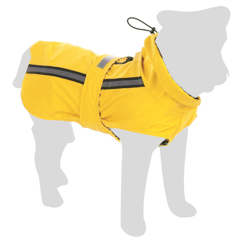 Flamingo Regenmantel Ciro gelb, Rückenlänge: 70 cm Flamingo Regenmantel Ciro gelb, Rückenlänge: 70 cm