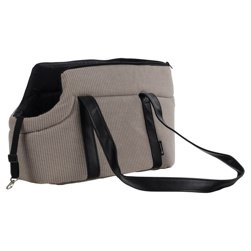 Flamingo Tragetasche Aaliyah grau für Hunde, Maße: 46 x 23 x 25 cm Flamingo Tragetasche Aaliyah grau für Hunde, Maße: 46 x 23 x 25 cm