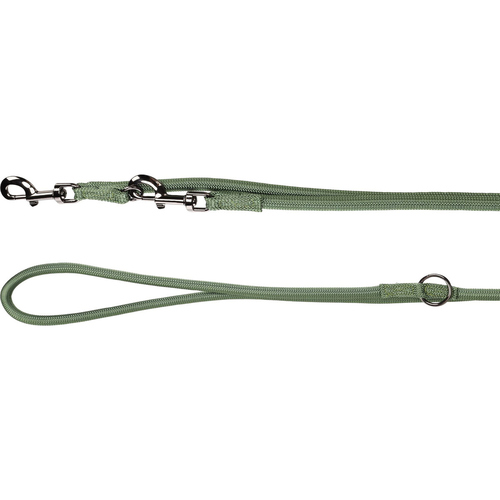 Flamingo Trainingsleine Aiden khaki, Maße: 200 cm / 12 mm Flamingo Trainingsleine Aiden khaki, Maße: 200 cm / 12 mm