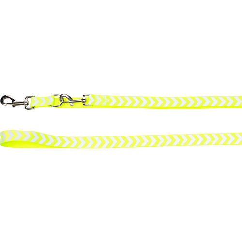 Flamingo Trainingsleine Fergu Fluo gelb, Maße: 200 cm / 25 mm Flamingo Trainingsleine Fergu Fluo gelb, Maße: 200 cm / 25 mm