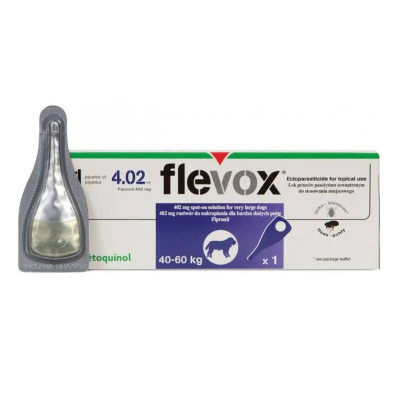 Flevox Spot-On For X-Large Dogs Over 88 Lbs. (Purple) 6 Pack