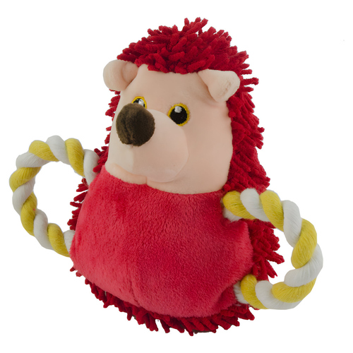 Fuzzle Hundespielzeug Hedgie Pull Me rot Fuzzle Hundespielzeug Hedgie Pull Me rot