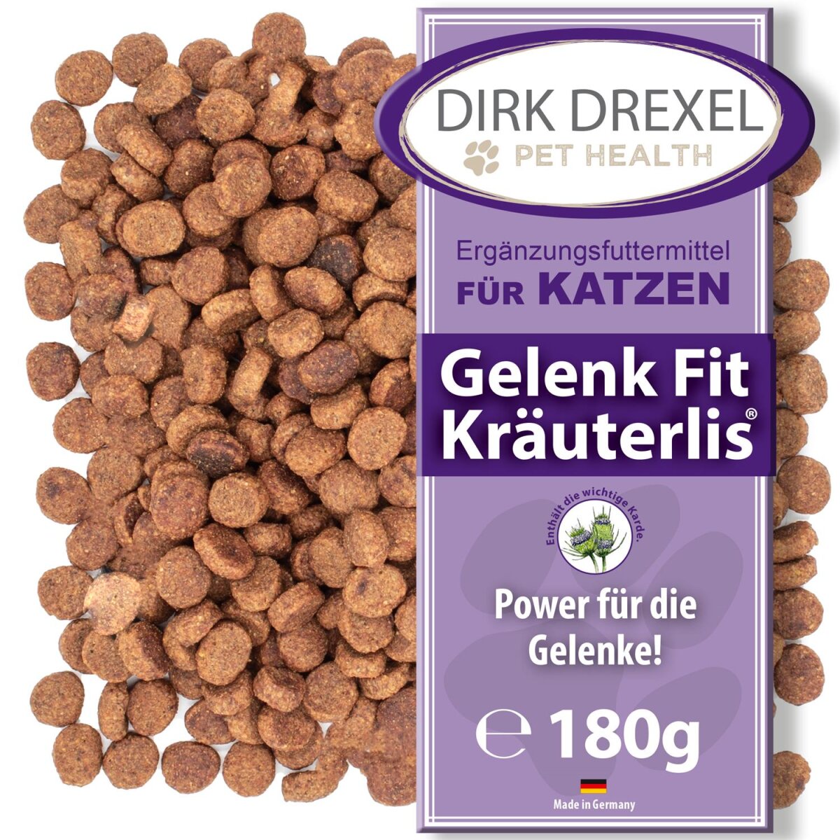 Gelenk Fit Kräuterlis für Katzen 180g