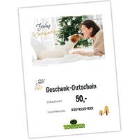 Geschenk-Gutschein zum Ausdrucken, Frohe Weihnachten