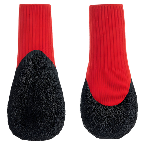 Goo-eez Hundeschuhe Lites rot/schwarz - 4er Pack, Größe: L Goo-eez Hundeschuhe Lites rot/schwarz - 4er Pack, Größe: L