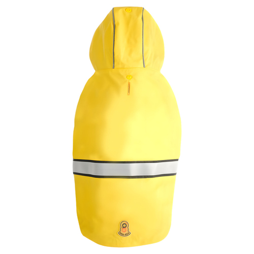Goo-eez Regenjacke Reflective Hooded gelb/grau, Größe: XS / Rückenlänge: 29 cm Goo-eez Regenjacke Reflective Hooded gelb/grau, Größe: XS / Rückenlänge: 29 cm