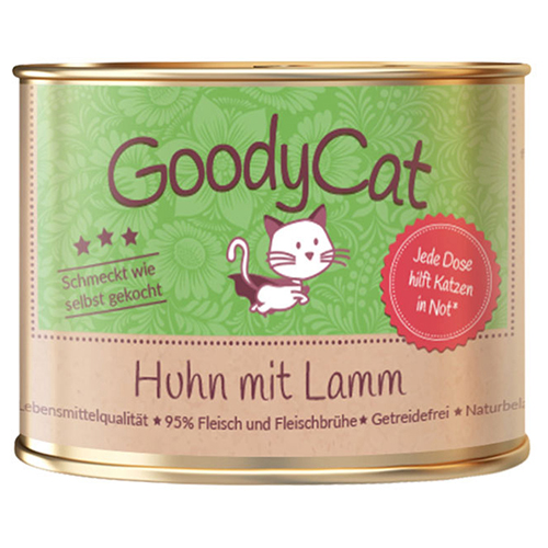GoodyCat Huhn mit Lamm 180 g - 12 Stück GoodyCat Huhn mit Lamm 180 g - 12 Stück
