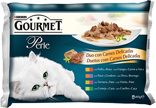 Gourmet - GOURMET PERLE Fines Lamelles Duo avec viande Délicat en sauce - 340 g von Purina Tidy Cats