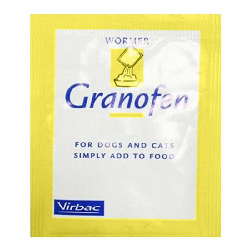 Granofen Worming Granules For Cats & Dogs - 2 Gm 10 Sachet