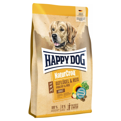 Happy Dog NaturCroq Geflügel pur & Reis 11 kg Happy Dog NaturCroq Geflügel pur & Reis 11 kg