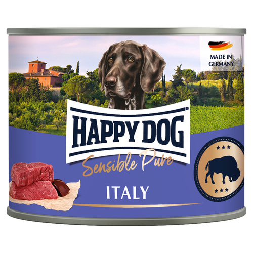 Happy Dog Sensible Pure Italy mit Büffel 200 g - 6 Stück Happy Dog Sensible Pure Italy mit Büffel 200 g - 6 Stück