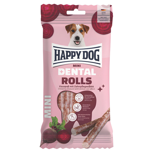 Happy Dog Snack Dental Rolls Mini 92 g Happy Dog Snack Dental Rolls Mini 92 g