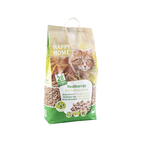 Happy Home Natural Wood Katzenstreu - 20 L Happy Home Natural Wood Katzenstreu - 20 L