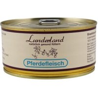 Lunderland Hochwertiges Pferdefleisch für Hunde - Reinfleisch 12x300 g von Lunderland