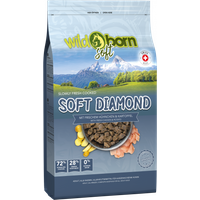 Hundefutter getreidefrei mit Alpenhühnchen 12kg Trockenfutter WILDBORN Soft Diamand von Wildborn