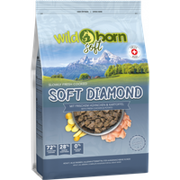 Hundefutter getreidefrei mit Alpenhühnchen 4kg Trockenfutter WILDBORN Soft Diamand von Wildborn