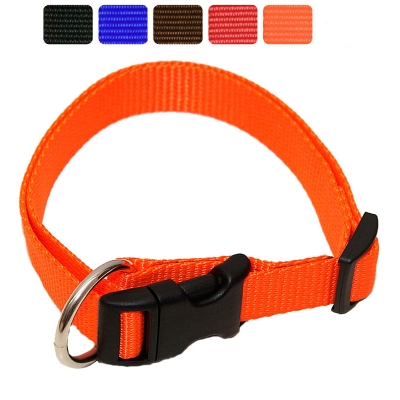 Hundehalsband Nylon WienerLock Steckschloss® Unifarbend