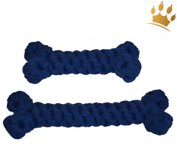 Hundespielzeug Tau-Knochen Blau Hundespielzeug Tau-Knochen Blau