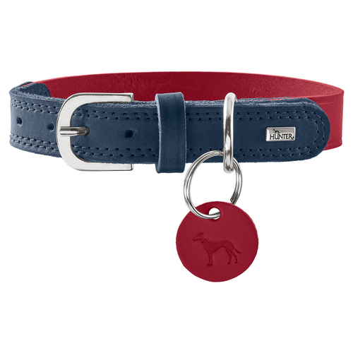 Hunter Halsband Lemvig rot/dunkelblau Hunter Halsband Lemvig rot/dunkelblau