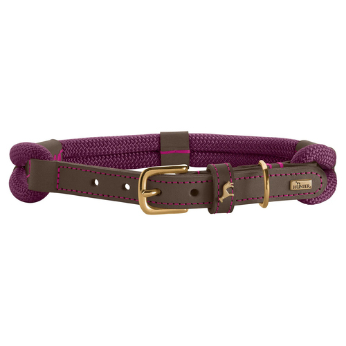 Hunter Halsband Malia brombeer/dunkelbraun Hunter Halsband Malia brombeer/dunkelbraun