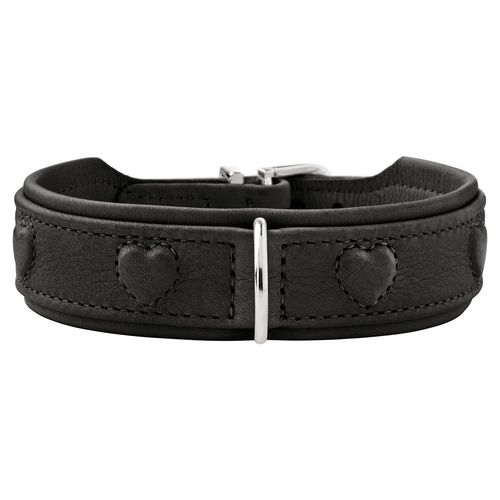 Hunter Halsband Soho X Love schwarz, Größe: XS / Breite: 2,6 cm Hunter Halsband Soho X Love schwarz, Größe: XS / Breite: 2,6 cm