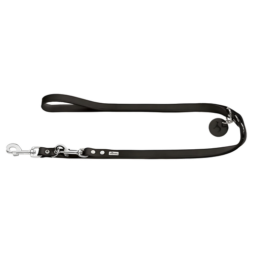 Hunter Verstellbare Fühlleine Rindsleder schwarz, Maße: 300 cm / 13 mm Hunter Verstellbare Fühlleine Rindsleder schwarz, Maße: 300 cm / 13 mm