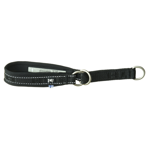 Hurtta Zug-Stop-Hundehalsband Casual half choke collar ECO raven Hurtta Zug-Stop-Hundehalsband Casual half choke collar ECO raven
