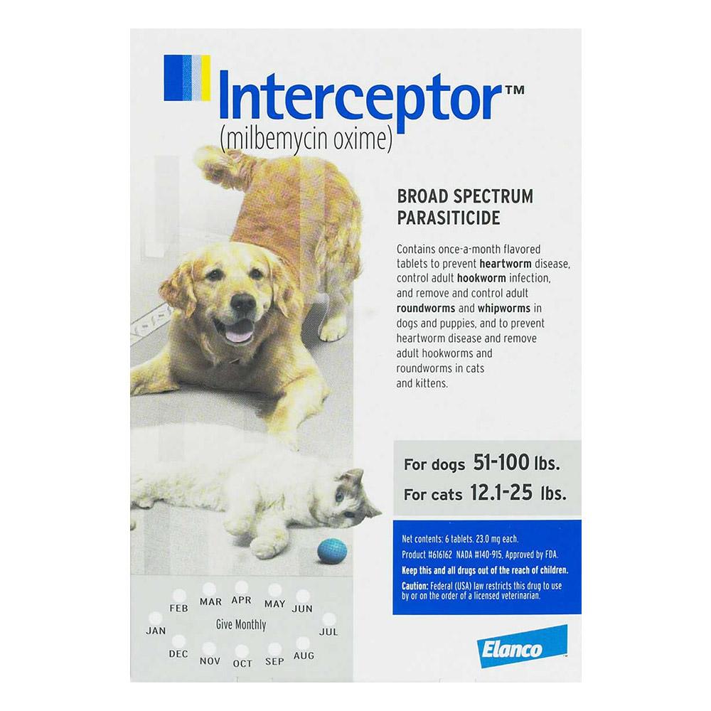 Interceptor Spectrum Tasty Chews For Large Dogs 22 To 45kg (Blue) 12 Chews