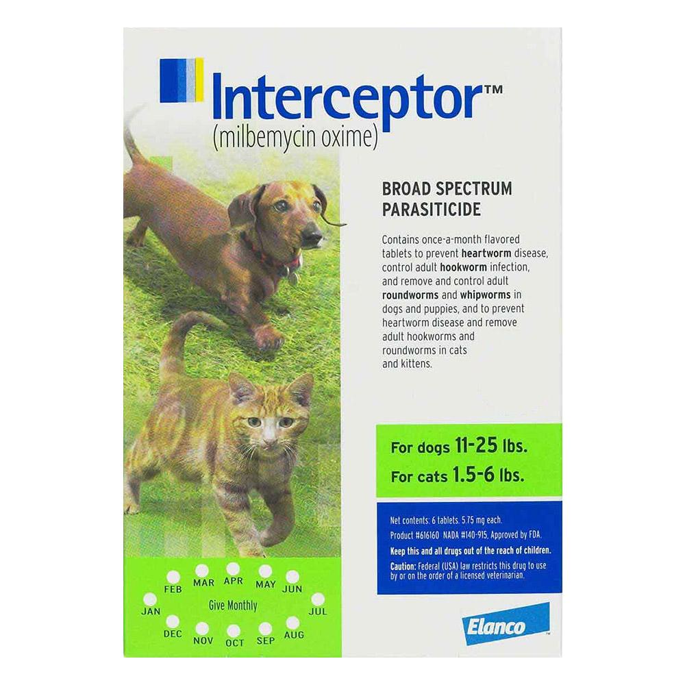 Interceptor Spectrum Tasty Chews For Small Dogs 4 To 11kg (Green) 3 Chews