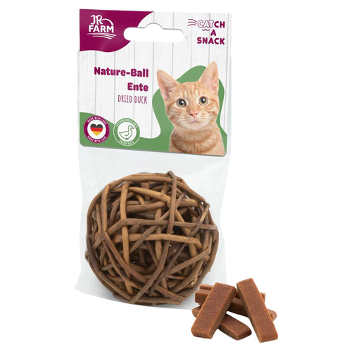 JR Farm Cat Nature-Ball Ente 15 g - 5 Stück JR Farm Cat Nature-Ball Ente 15 g - 5 Stück
