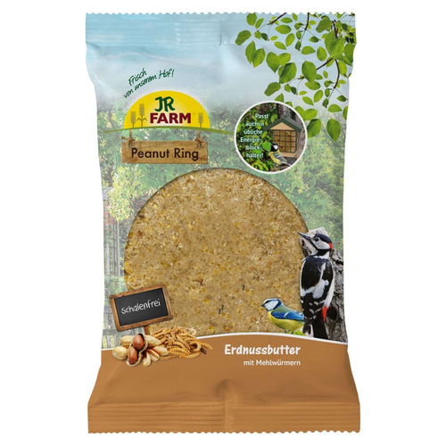 JR Farm Garden Peanut Ring Erdnussbutter Mehlwürmer 250 g - 6 Stück JR Farm Garden Peanut Ring Erdnussbutter Mehlwürmer 250 g - 6 Stück