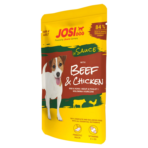 Josera Beef & Chicken in Sauce 100 g - 24 Stück Josera Beef & Chicken in Sauce 100 g - 24 Stück
