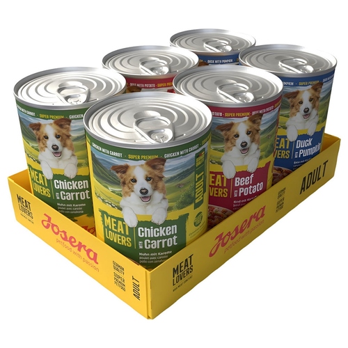 Josera Meat Lovers Adult Menu Multipack 6 x 400 g Josera Meat Lovers Adult Menu Multipack 6 x 400 g