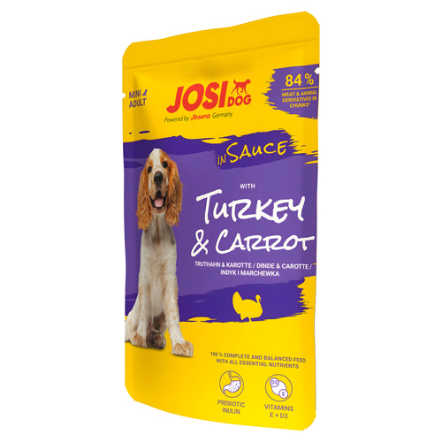 Josera Turkey & Carrot in Sauce 100 g - 24 Stück Josera Turkey & Carrot in Sauce 100 g - 24 Stück